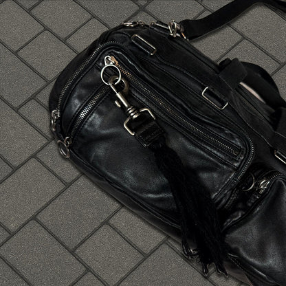 AW06 Dior Homme Leather Deville Duffel Bag