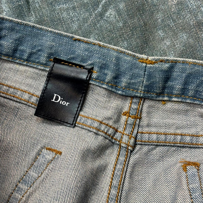 SS04 Dior Homme Waxed Bleu Clair Denim