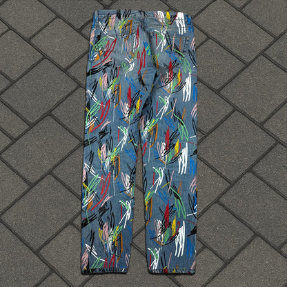 SS15 Dior Homme KVA Scribble Denim