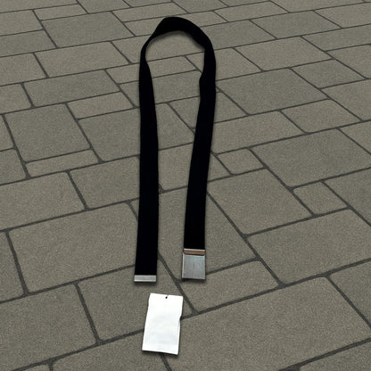 Balenciaga Adidas Black Trefoil Belt