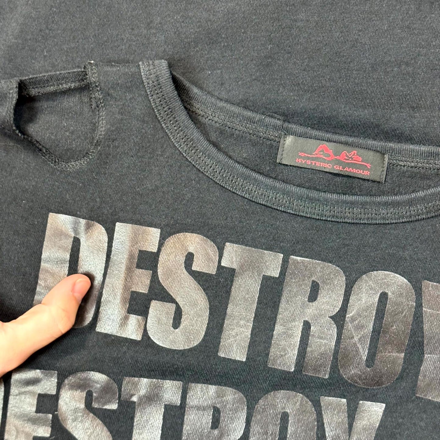 Hysteric Glamour Destroy Longsleeve