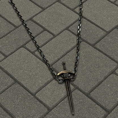 Balenciaga Goth Sword Crystal Chain