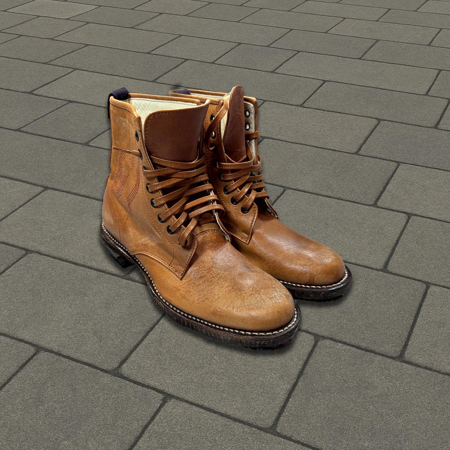 SS03 Number Nine Crying Heart Boots