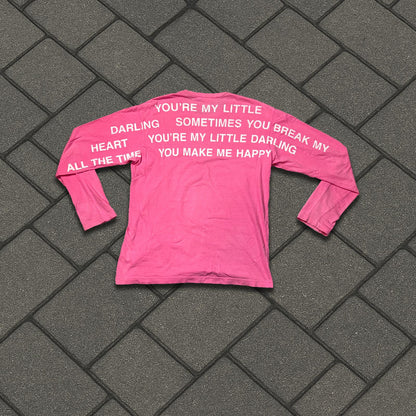 SS02 Junya Watanabe Pink Poem Longsleeve