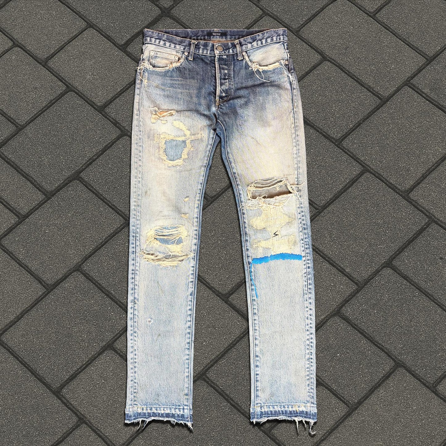 SS10 Undercover Blue Yarn 68 Denim