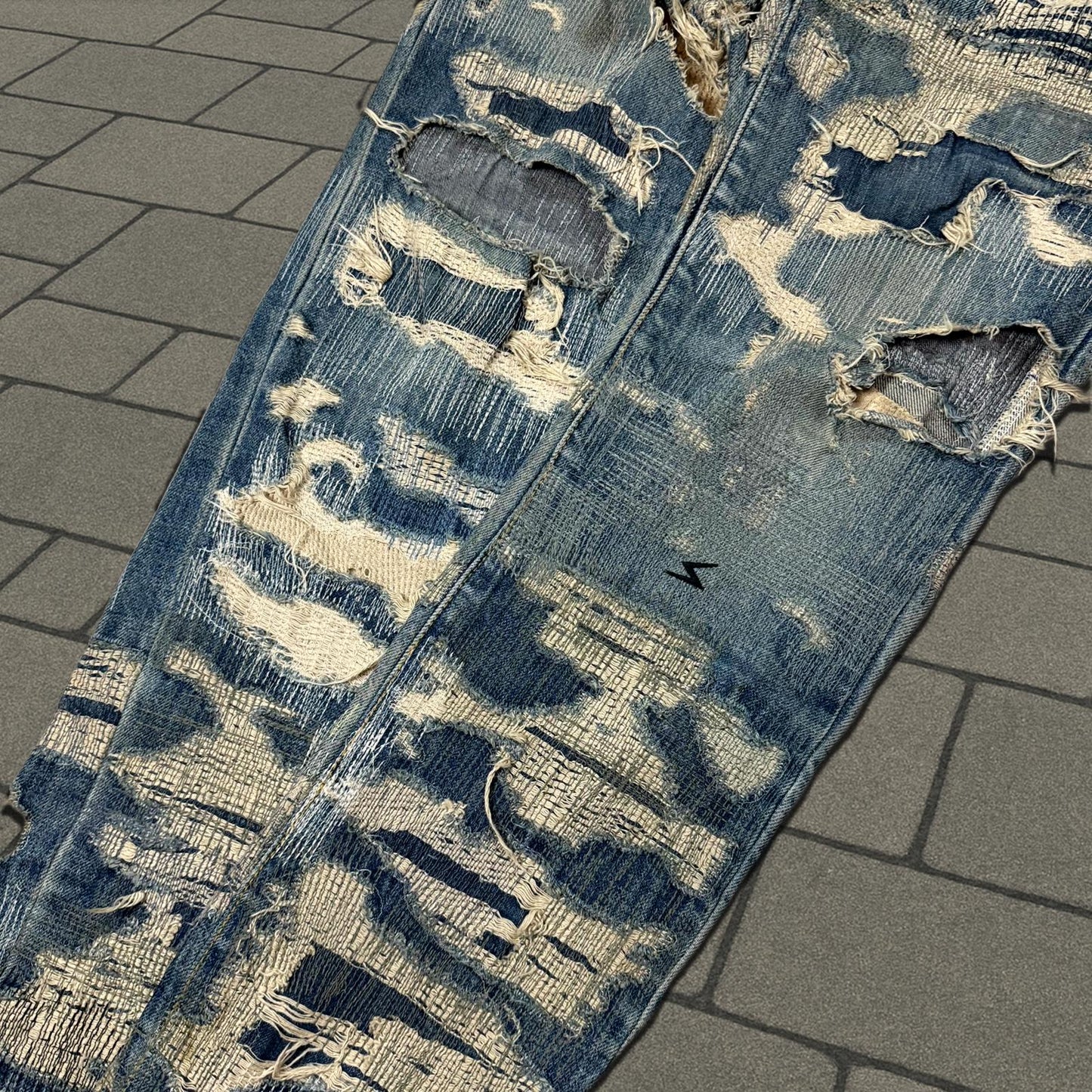 AW05 Undercover Blue 'Arts & Crafts' 85 Denim