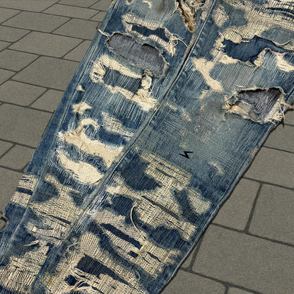 AW05 Undercover Blue 'Arts & Crafts' 85 Denim