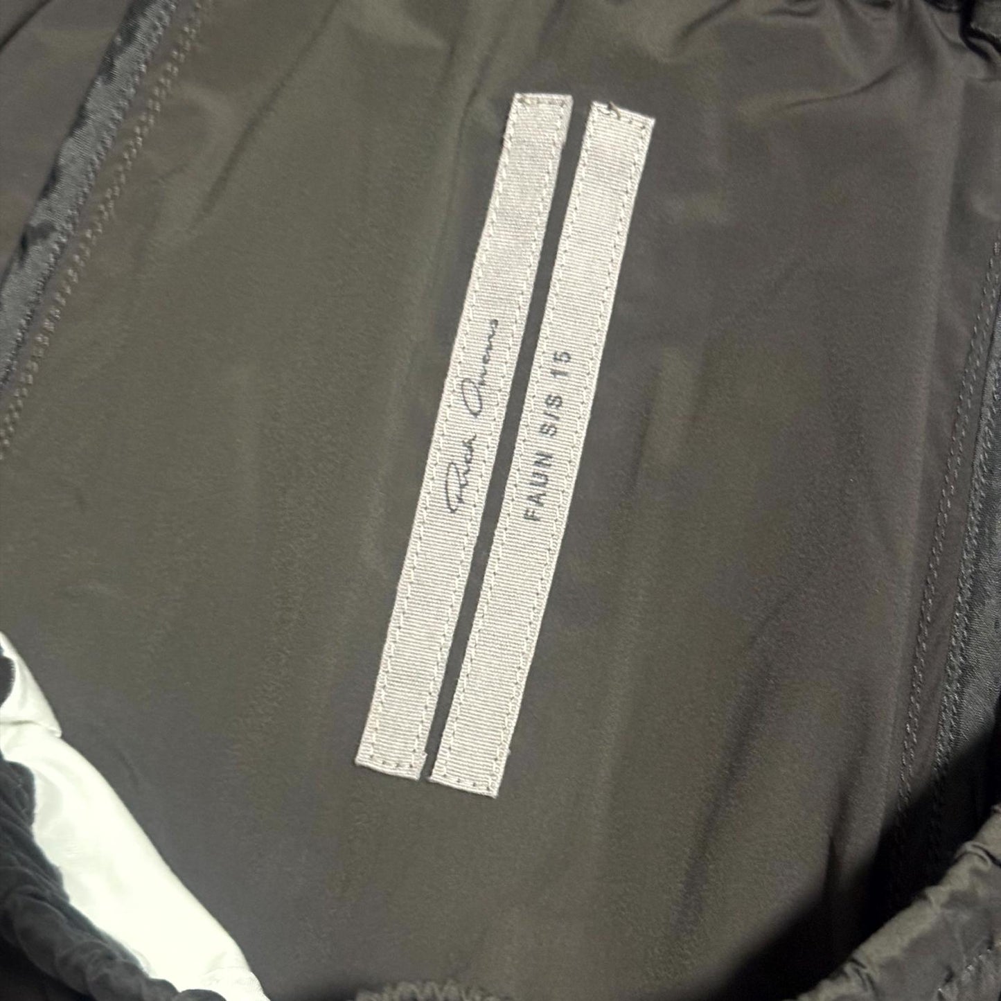 SS15 Rick Owens 'Dark Dust' Brown Dropcrotch Pants