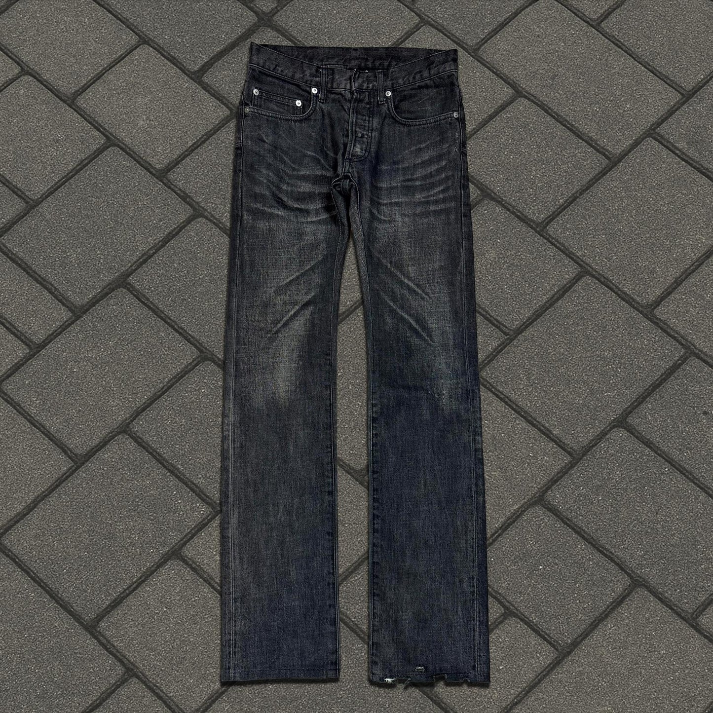 AW06 Dior Homme Grey Clawmark Denim