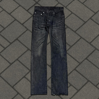 AW06 Dior Homme Grey Clawmark Denim