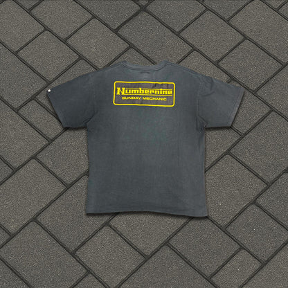 AW00 Number Nine Yellow Sunday Mechanic Tee