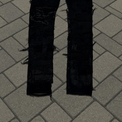 AW05 Undercover Black 85 Boro Denim