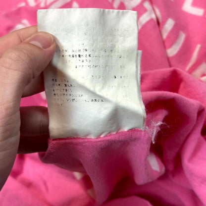 SS02 Junya Watanabe Pink Poem Longsleeve