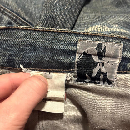 FW07 RIck Owens Dust Detroit Cut Denim