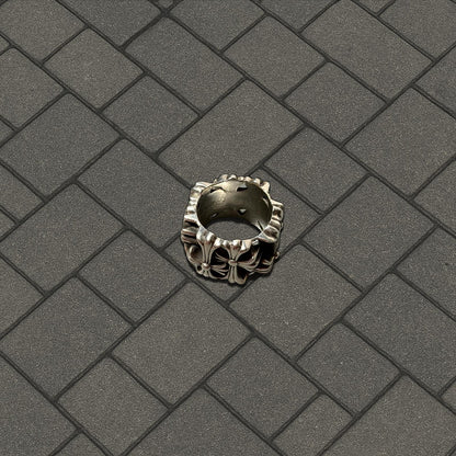 Chrome Hearts Square Cemetary Ring