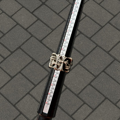 Chrome Hearts Square Cemetary Ring