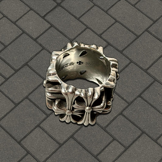 Chrome Hearts Square Cemetary Ring