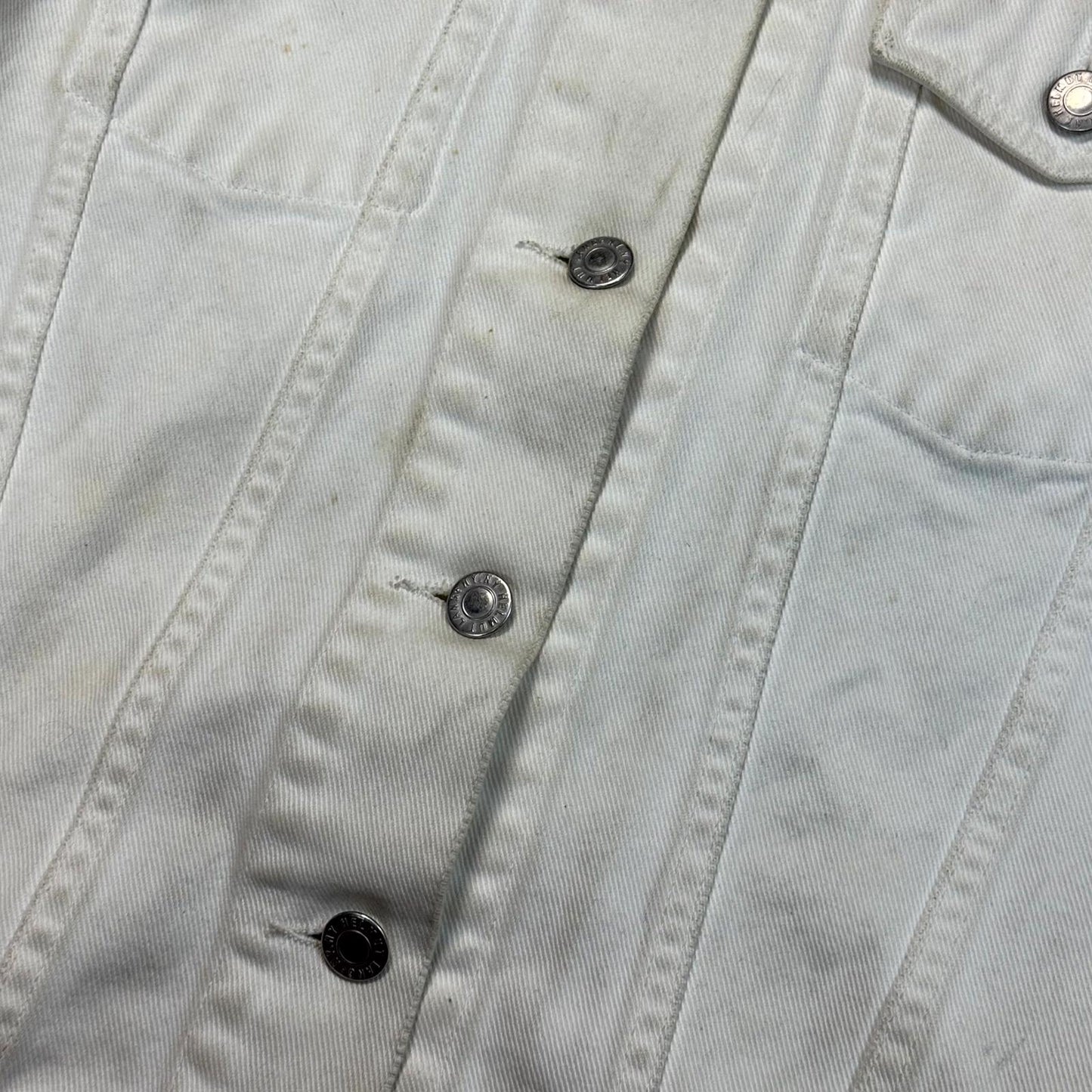 Helmut Lang Vintage White Denim Jacket