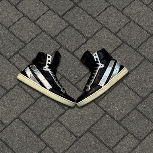 Saint Laurent Paris Silver Star Sneaker