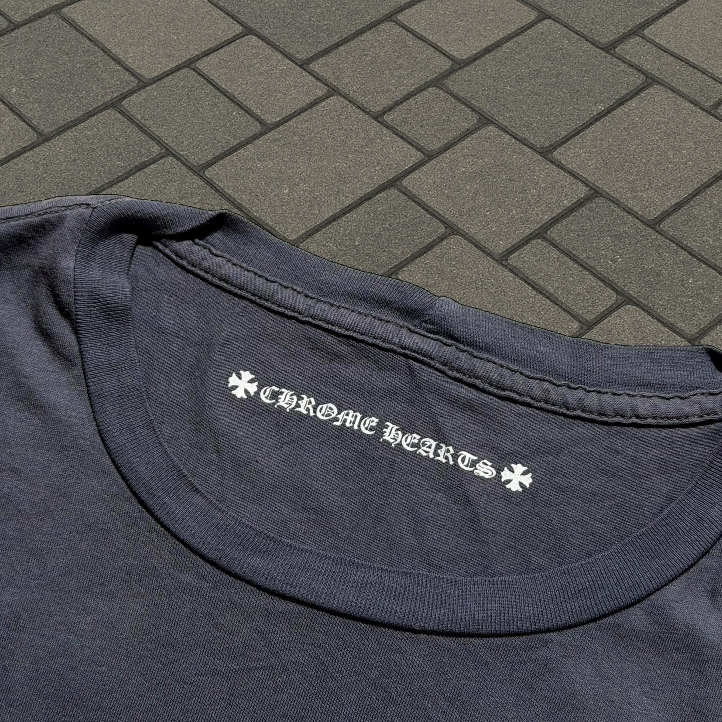 Chrome Hearts Dark Grey T Bar Shirt