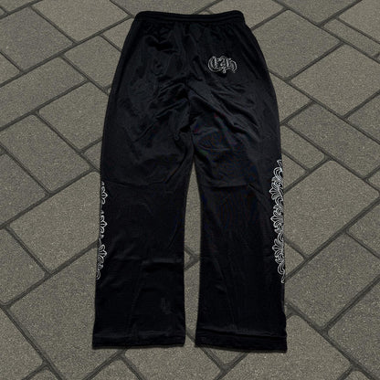 Chrome Hearts Black Mesh Floral Lounge Pants
