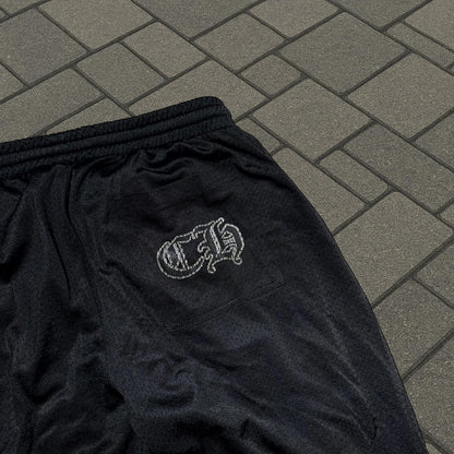 Chrome Hearts Black Mesh Floral Lounge Pants