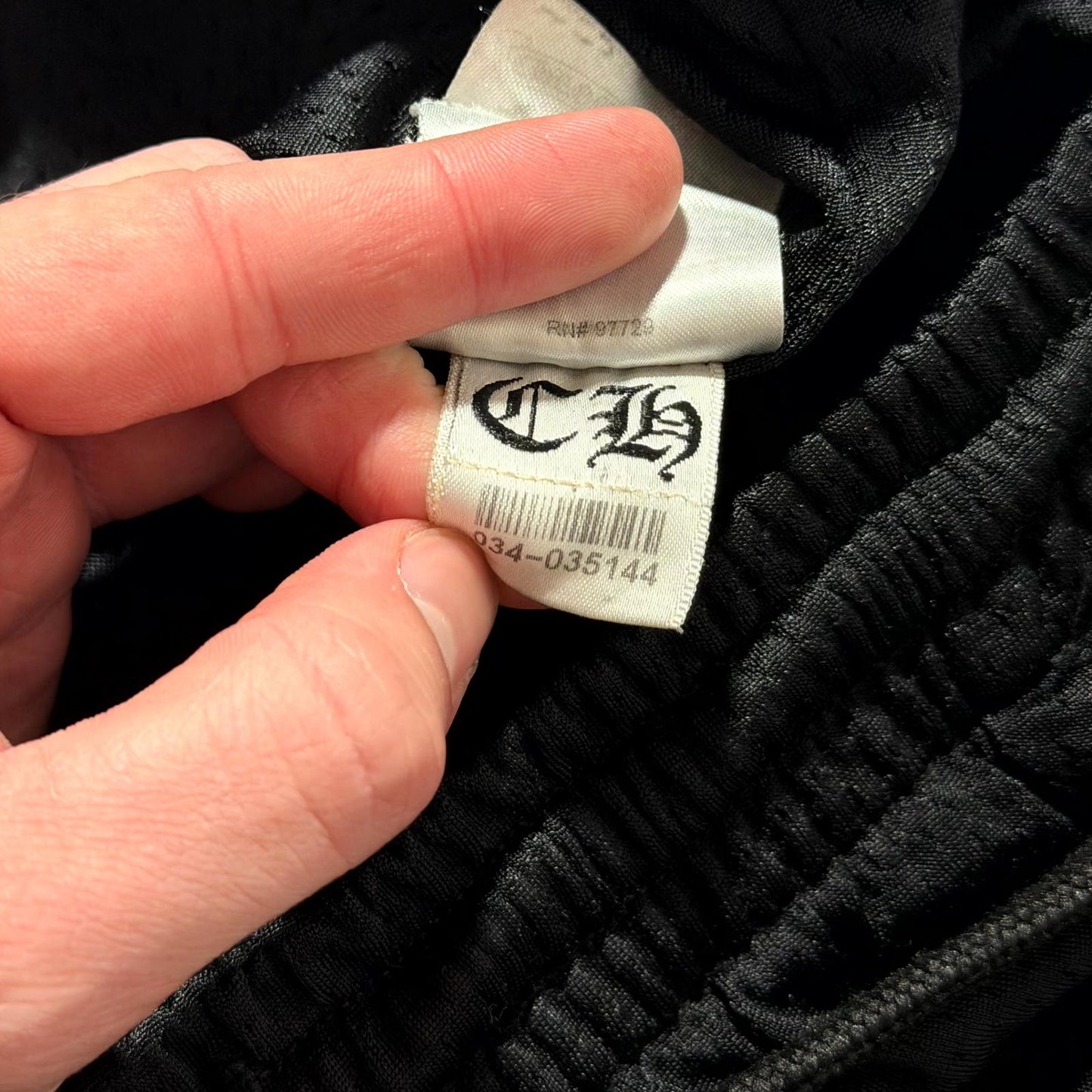 Chrome Hearts Black Mesh Floral Lounge Pants