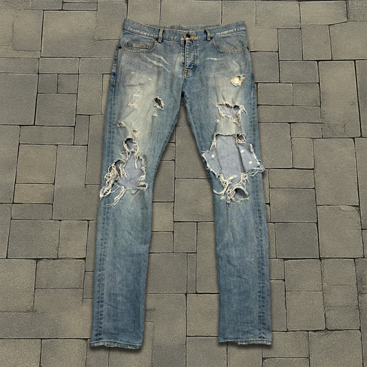 FW14 Saint Laurent Paris Crash D02 Denim