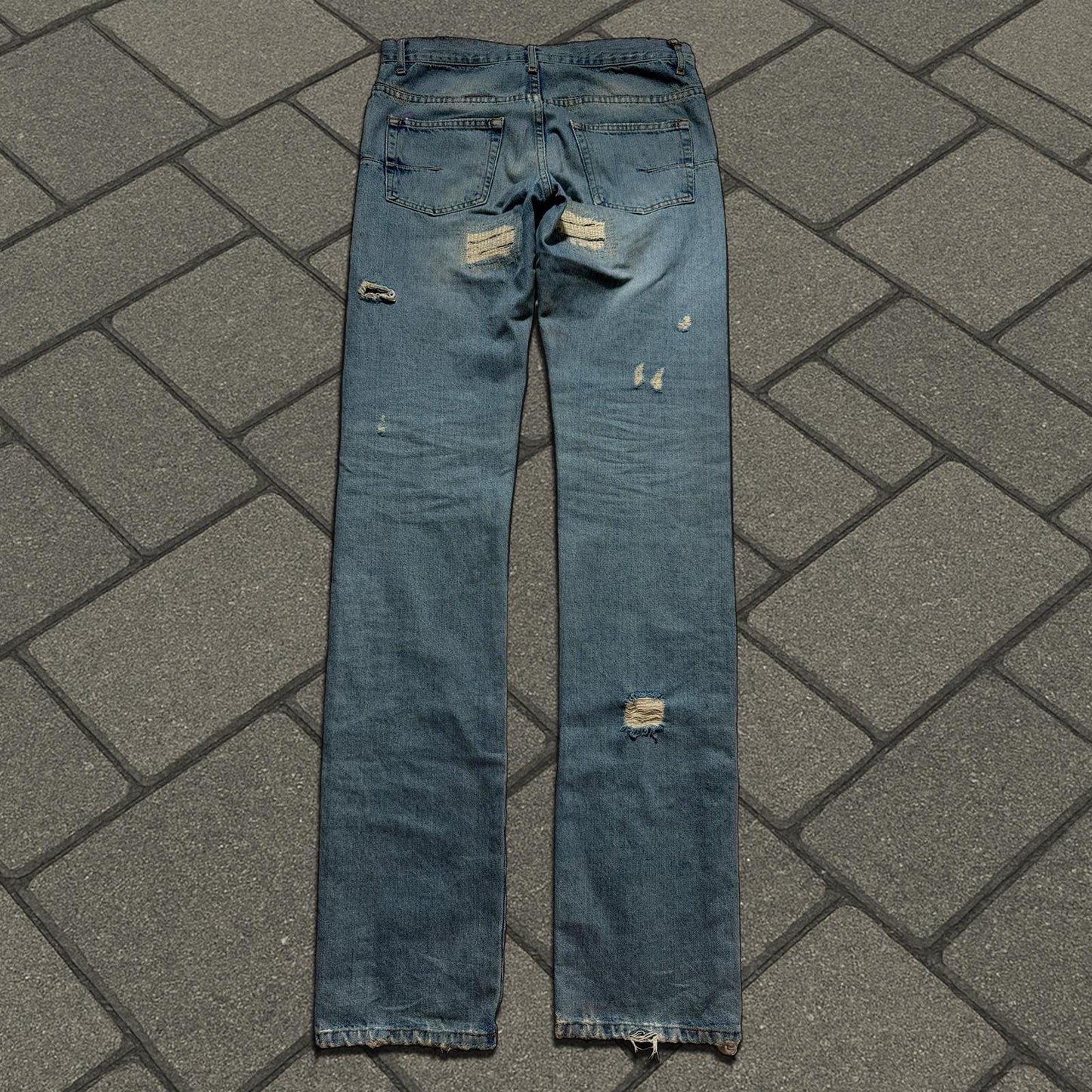 SS06 Dior Homme Crash Denim