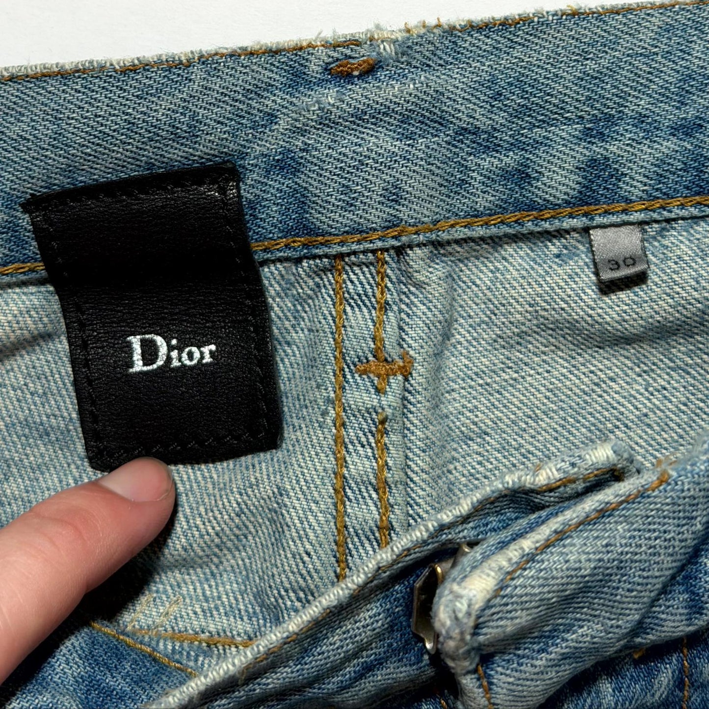 SS06 Dior Homme Crash Denim