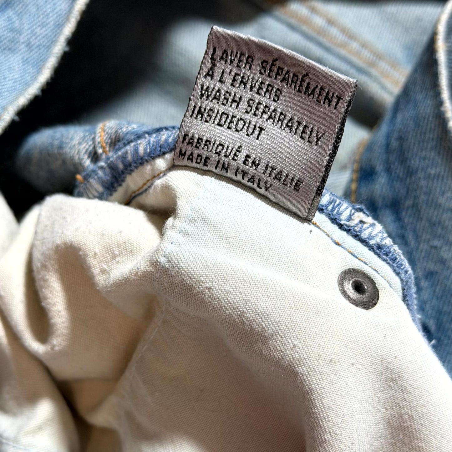 SS06 Dior Homme Crash Denim