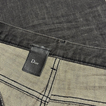 SS03 Dior Homme Black Clawmark Denim