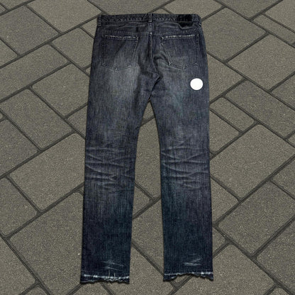 AW04 Number (N)ine ‘Give Peace A Chance’ Pain Denim