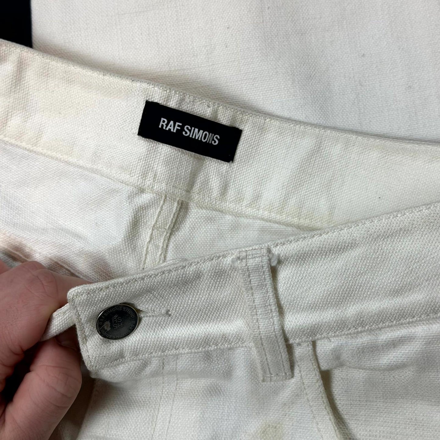AW18 Raf Simons Christiane F ‘Wet Hair’ Denim