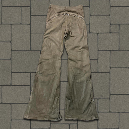 Rick Owens Waxed Pearl Bolan Banana Cut Denim