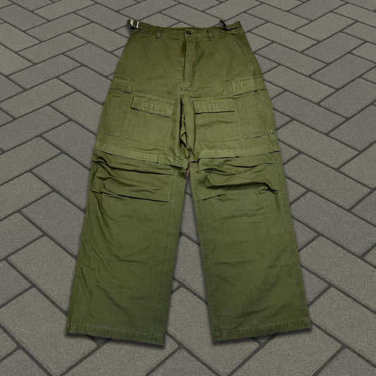 AW20 Balenciaga Green Cargo Pants