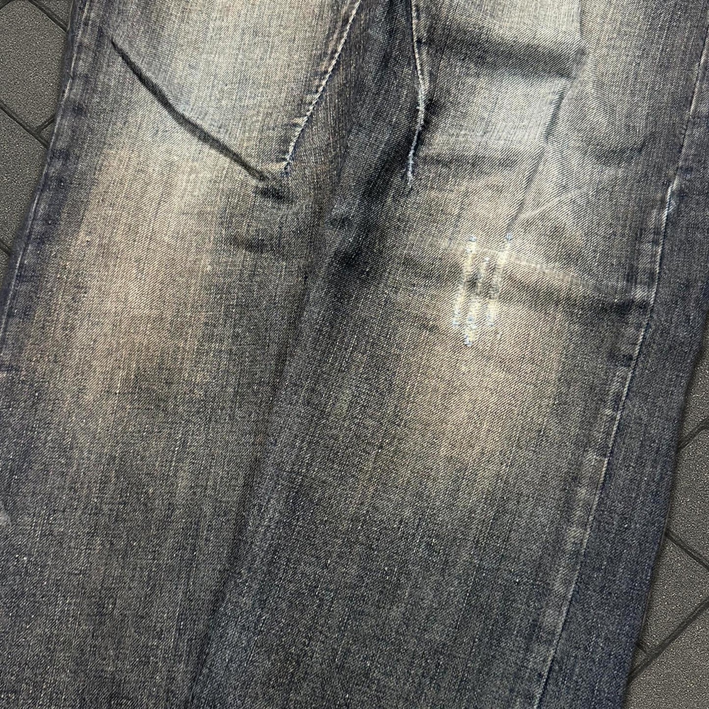 FW08 Rick Owens Stag Clawmark Detroit Cut Denim