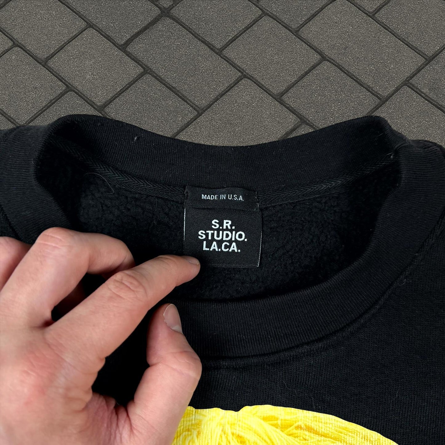 Sterling Ruby ED.50 Yellow Skull Crewneck