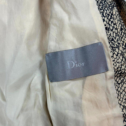 SS06 Dior Homme Python Print Silk Bomber Jacket