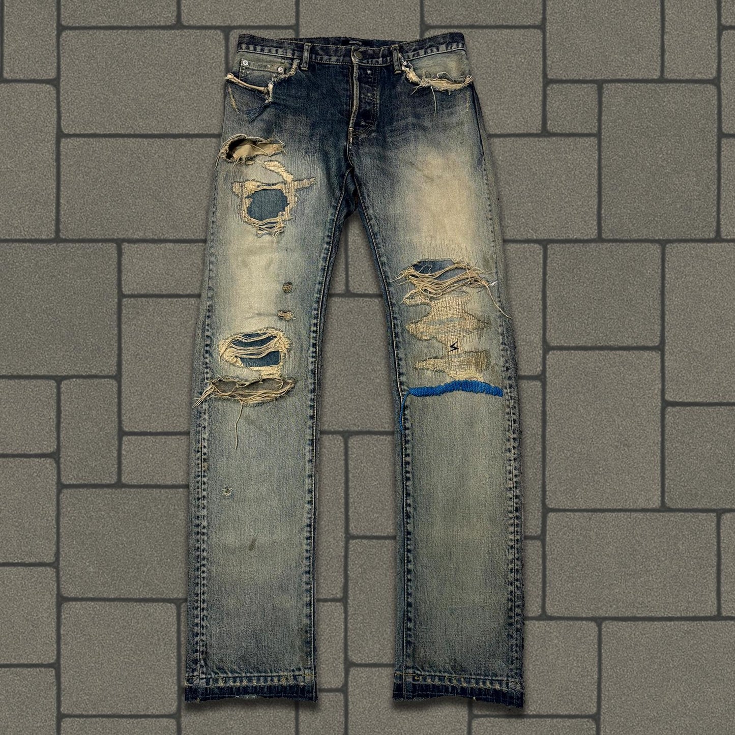 SS10 Undercover Blue Yarn 68 Denim