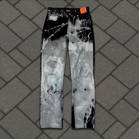 Sterling Ruby Black Soto Tie Dye Denim