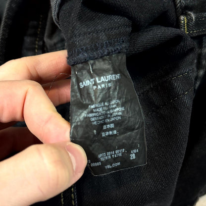FW13 Saint Laurent Paris Oil Crash D01 Denim