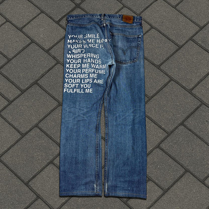 SS02 Junya Watanabe Poem Denim