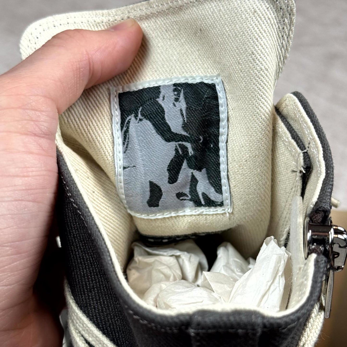 Rick Owens DRKSHDW Grey Tape Ramones