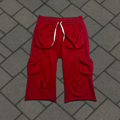 SS05 Number (N)ine 'Nightcrawler' Red Capri Sweats