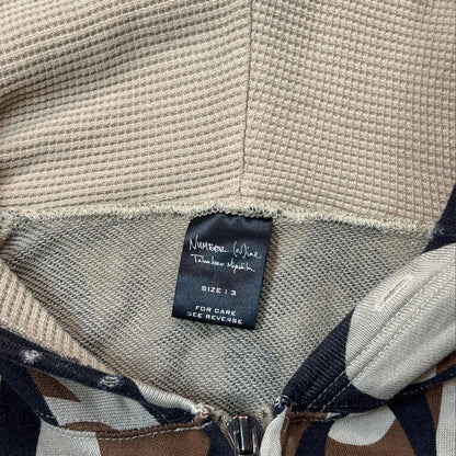 AW04 Number Nine Beige Tribal Zip