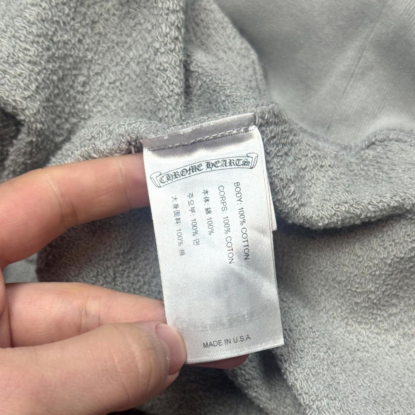 Chrome Hearts Matty Boy Grey Suggest Crewneck
