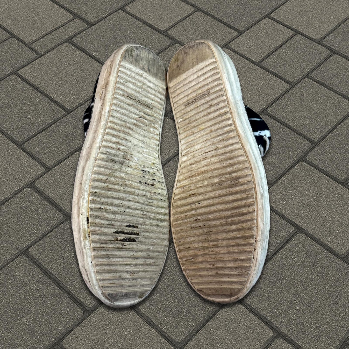 Rick Owens Drkshdw Zebra Low Top Ramones