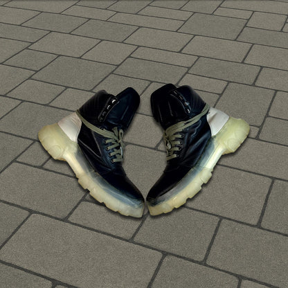 AW18 Rick Owens Tractor Dunk Hiking Boots