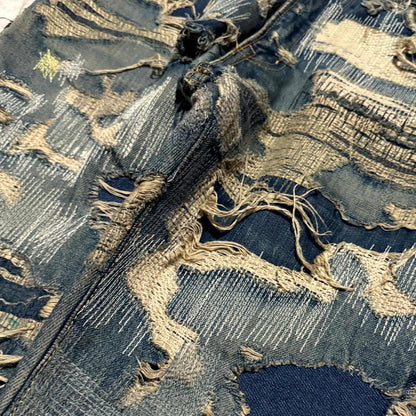 AW05 Undercover 'Arts & Crafts' Blue 85 Denim